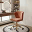 Chaise de travail ergonomique à dossier capitonné Adelynn-1502635560