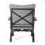 Chaise berçante d'extérieur en métal (ensemble de 4)