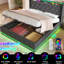 Lit tapissier en lin gris, rangement à 360 °, rangement hydraulique, -c-1852611128-1852611130