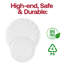 Clear Flair Plastic Pastry Plates (6")