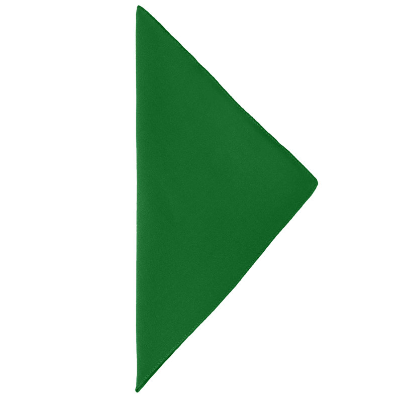 Polyester Square Napkin, Green, 10" x 10"