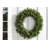 Artificial Canadian Pine Wreath Unlit-1626348898