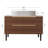 Modern Bathroom Vanity With Ceramic Sink, 36 Inch, Storage Drawers