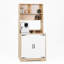 3 armoires-garde-manger à 3 tablettes avec 2 portes - Outil d'organisation de cuisine moderne, amplement d'espace pour la salle à manger et les tablettes