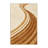 Machine Washable Pantelia Sidewinder Snake Modern Striped Rug in Beige – Beige Binding-872940972