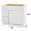 Base de meuble-lavabo simple 36 po seulement-95290433