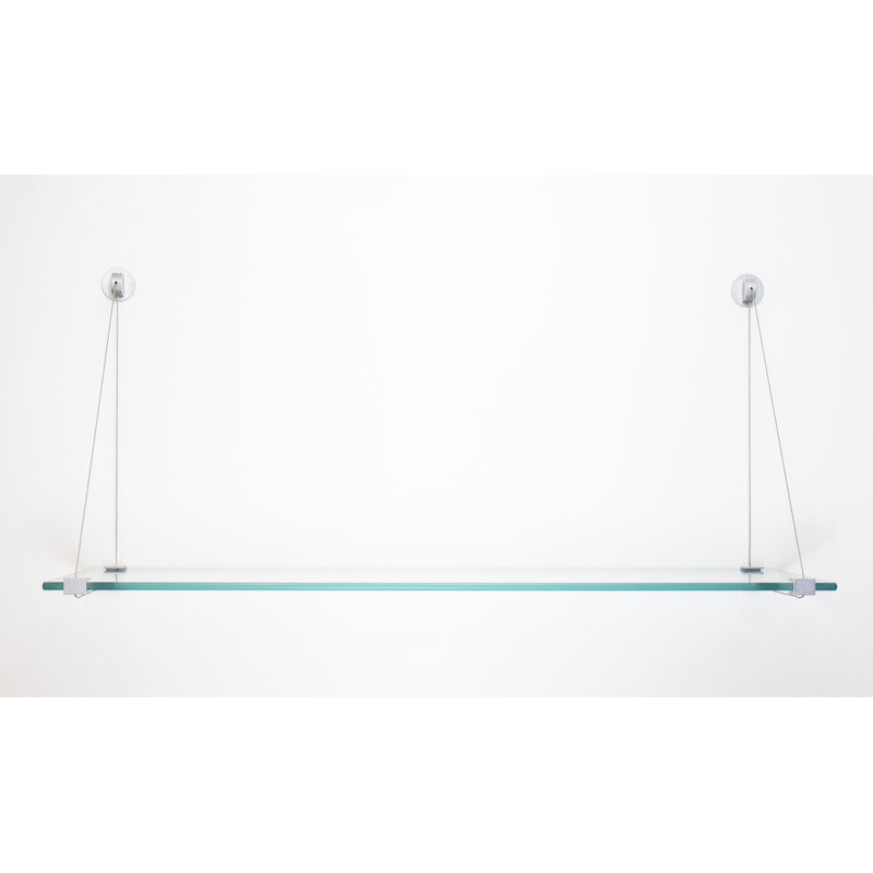Earlham Bracket Shelf, Chrome, 16" H x 42" W x 8.5" D