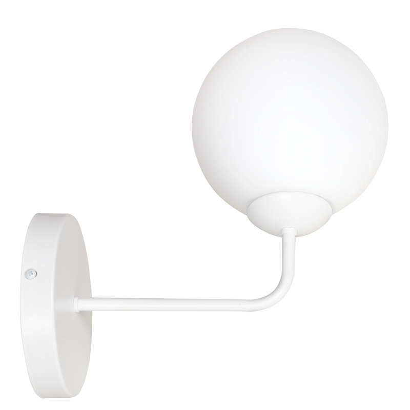 Pamplona Armed Sconce, White
