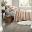 Comfortable Striped Terracotta Bedding Set, Polyester Material For Home