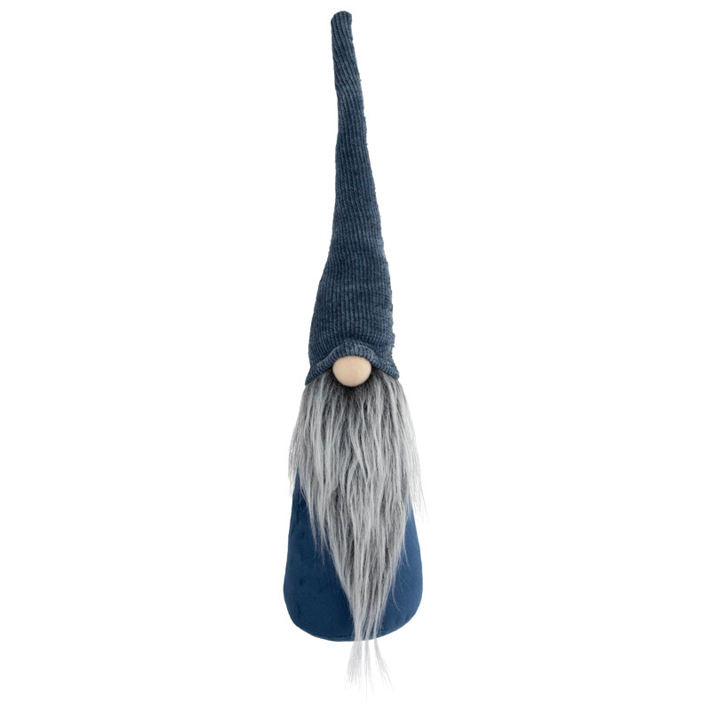 Décoration de table 19 "gnome de Noël debout bleu marine