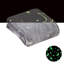 Jeté Ben & Jonah Glow In The Dark - polyester doux 50 po x 70 po, motif étoile et lune lumineux pour des nuits douillettes