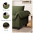 96" Modern 3 - Seater Sofa Couch With Upholstered Armrests, Corduroy Fabric Sofa For Living Room & Apartment-1891248374