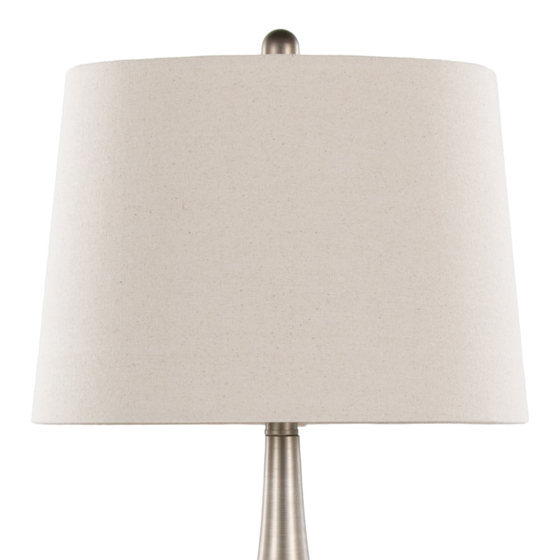 Ensemble de lampes de table standard Mcmunn, Étain vieilli, Naturel