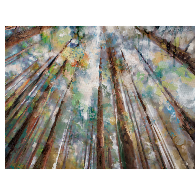 «Forest Colors», reproduction d'art sur toile sans cadre, H 30 po x l 40 po x P 1,5 po