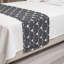 Chemin de lit à motif abstrait Ambesonne gris anthracite et blanc-106929452