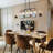 Loram 36.2" W 5-Light Dimmable Linear Pendant 