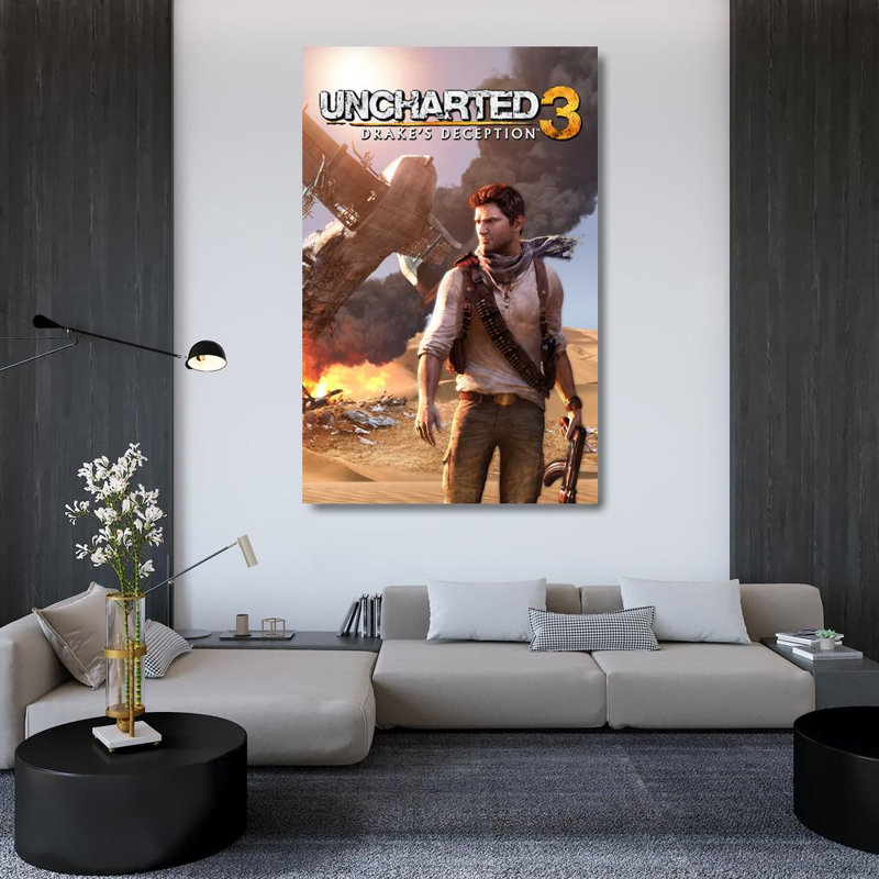 UNCHARTED 3: Drake's Deception, 48" H x 31" W