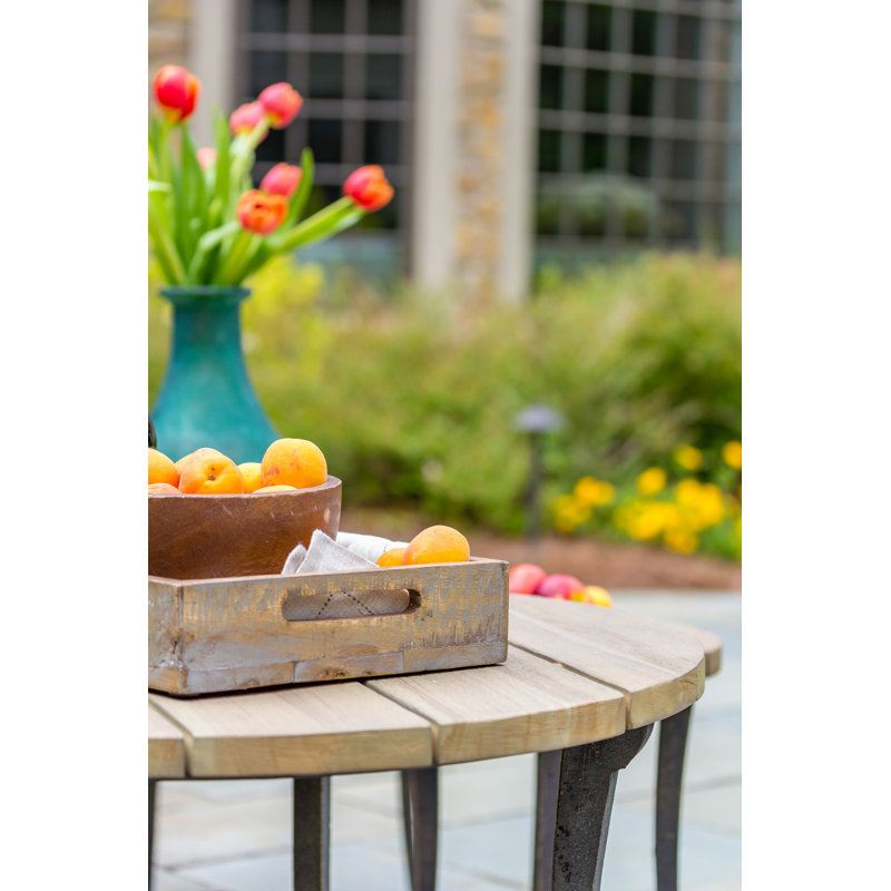 Peak Season Side Table, 27.56" L x 27.56" W