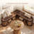 47.24" Corner Solid Wood Shoe Storage Bench, L-Shaped Shoe Organizer for Entryway