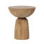 Balak Solid Wood Pedestal End Table-334697338