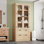 Armoire de cuisine - armoire de rangement haute de 72 po avec 2 grands tiroirs et 3 tablettes réglables, armoire de cuisine