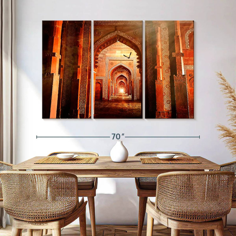 Fatehpur Sikri Arches, 48" H x 74" W