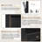 83.4" Tall Rectangle Black Modern Bookcase With Glass Doors And Drawer For Bedroom Decor, High - Quality Metal Handles Shelves 2 1 Home Office Use, Rust Slide Stable Structure-120267529