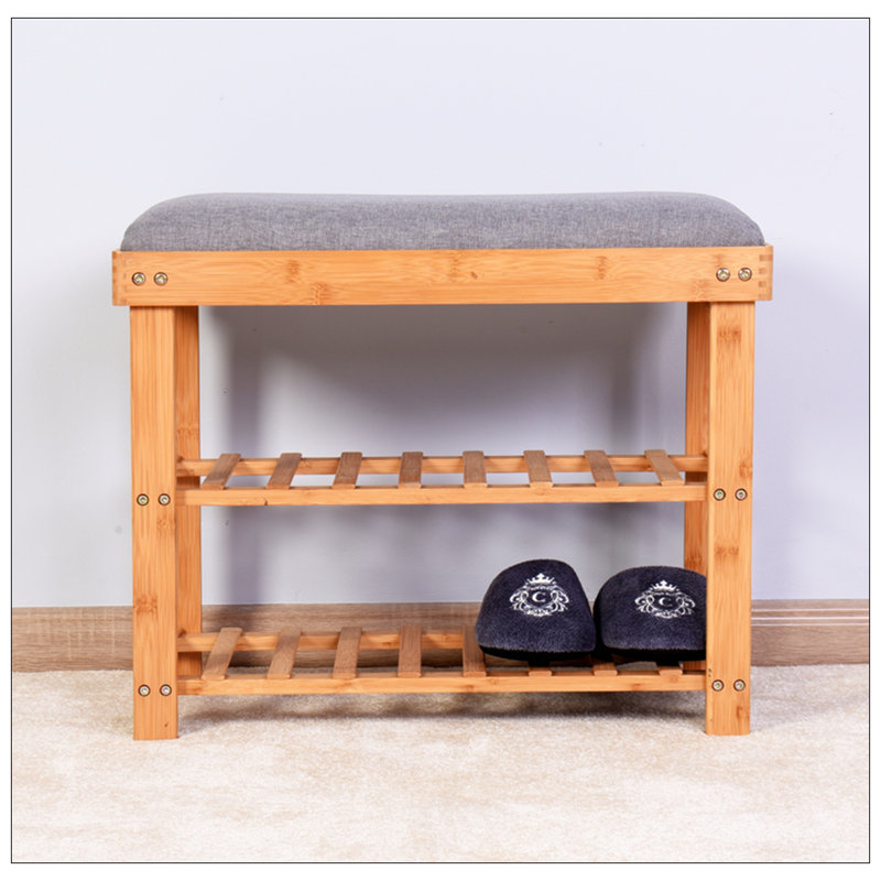 Wood Storage Bench