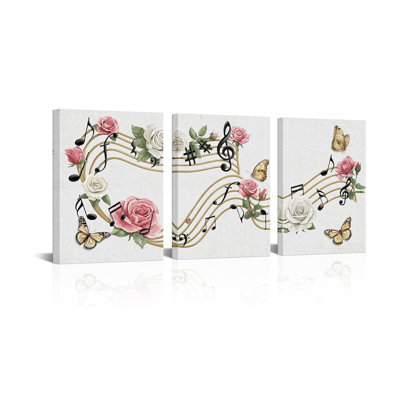 3 Piece Wrapped Canvas Wall Art