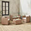 Kjellaug Rattan Wicker 4-seater self-assembly polyrattan garden sofa set-2110350035-2110319482-2110319480