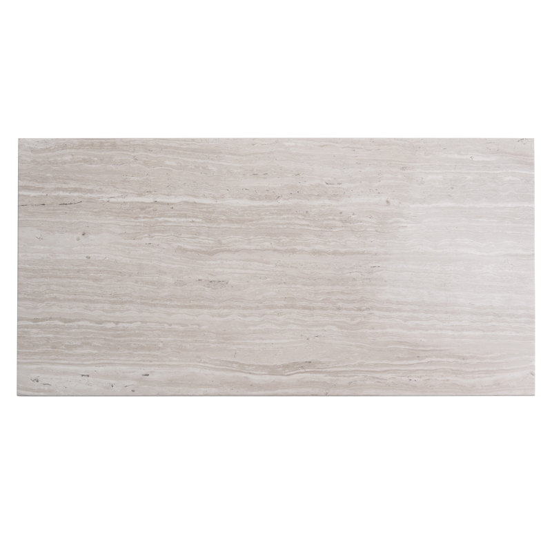 12" x 24" Marble Look Wall & Floor Tile, Dark Gray