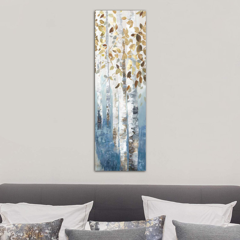 «New Path IV» par Allison Pearce - reproduction d'art, Non, H 36 po x l 12 po x P 1,5 po, Toile tendue