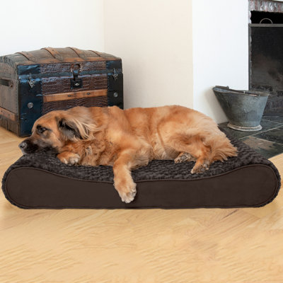 Ultra Plush Luxe Lounger Orthopedic Foam Contour Dog Bed