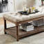 Banc de rangement rembourré avec tablettes Hetzel-1648874004-1738494843