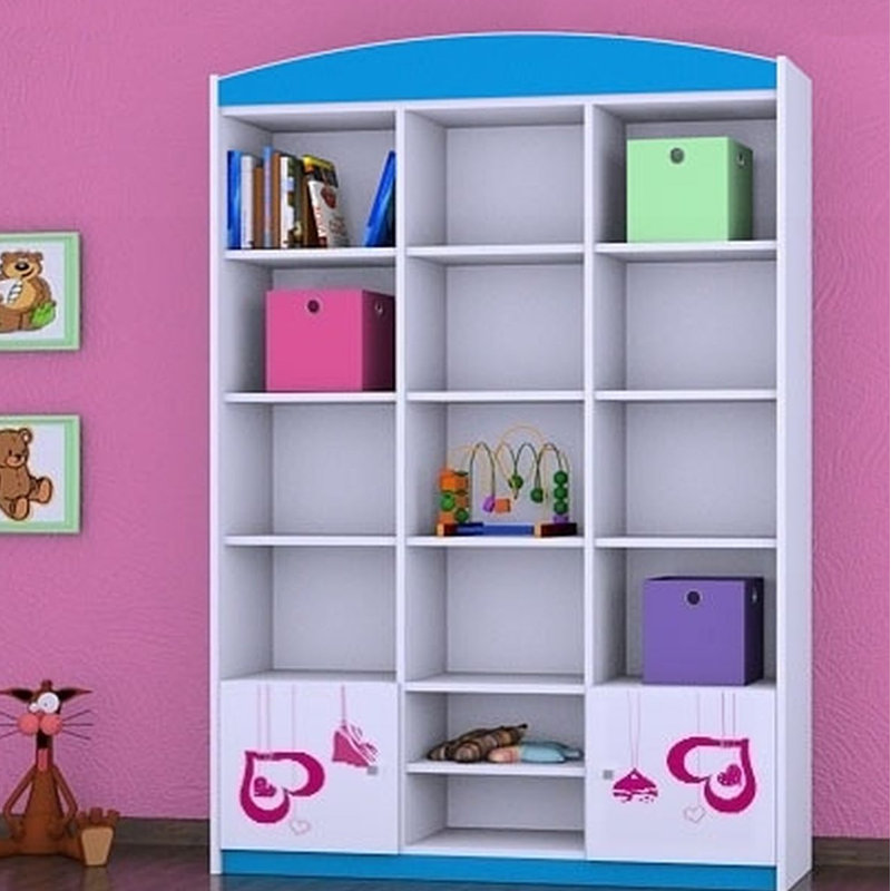 Harold 183cm H X 132cm W Kids Cube, Blue