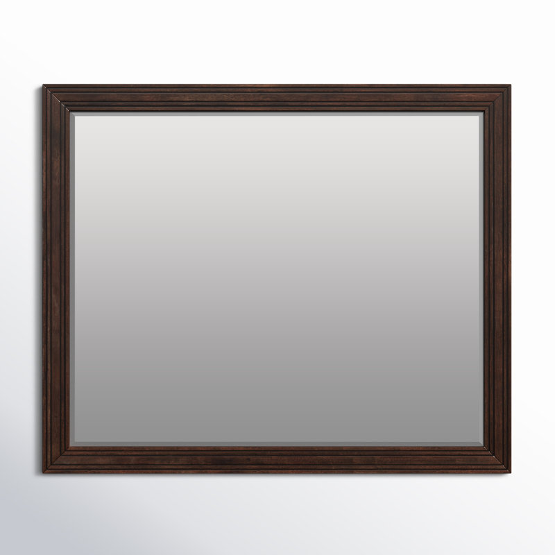 Artian Solid And Engineered Wood Rectangle Mirror