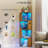 50.8"H-4-Shelf Arched Storage Cabinet With Tri-Color Sensor Light-1656077610