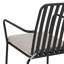 Almeric 41.5cm H Stacking Armchair in Black
