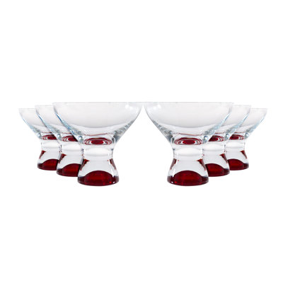 À pied en verre 11 oz martini dessert Samba