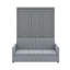 Lit escamotable double avec coussin-1893938615