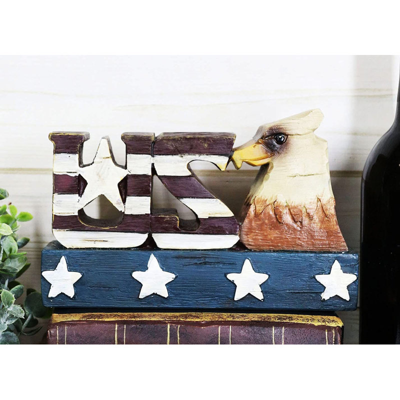 Figurine Ebros USA Patriotic Pride And Honor Bald Eagle