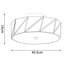 Aneris 4 - Light 40.5cm Unique/Statement Geometric Flush Mount Light-572543327