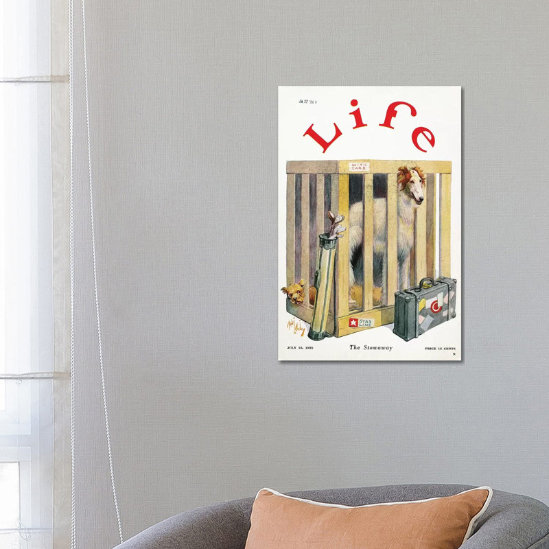 Magazine: Life, 1925 - Wrapped Canvas Print, 66.04 cm H x 45.72 cm W x 1.91 cm D
