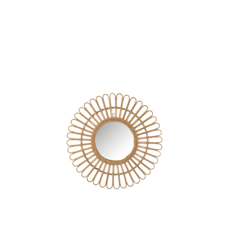 Ajayla Rattan Flat Mirror Set