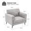 Fauteuil club en lin Blannie-1851846216