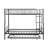 Full Xl Over Queen Metal Bunk Bed With Trundle-1363377033