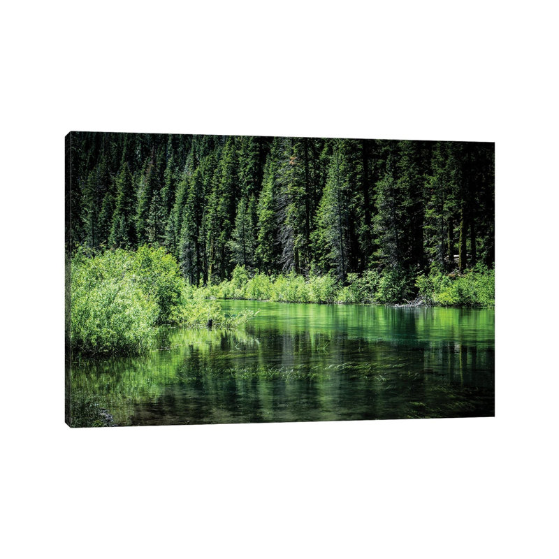 Along The Truckee River by Heather Roberson - Wrapped Canvas Print, 20.32 cm H x 30.48 cm W