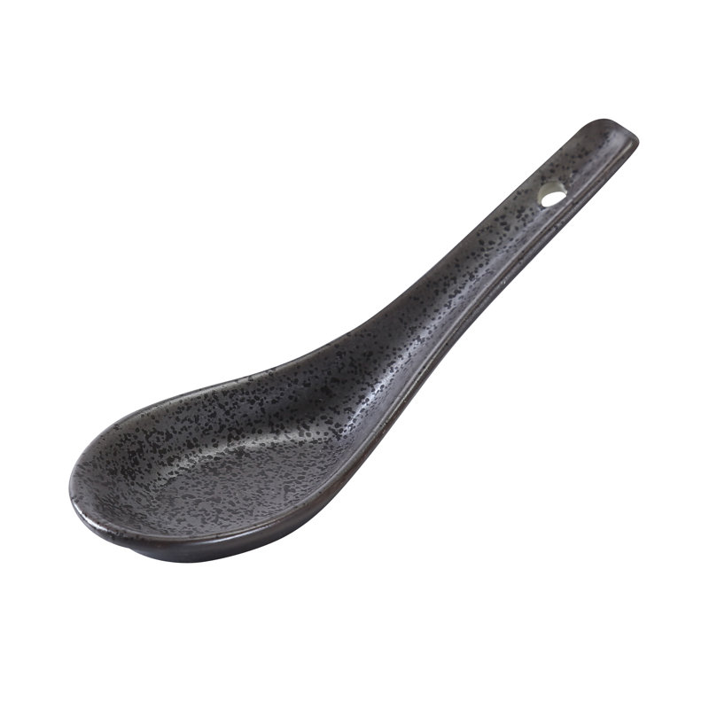 Diamond Ceramic Soup Spoon