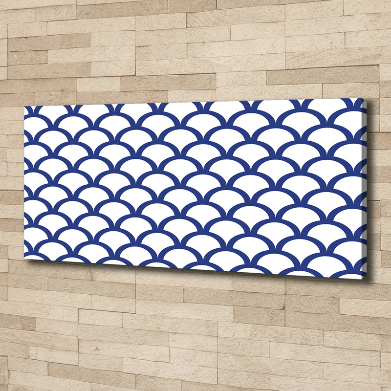 Marinistic Background - Wrapped Canvas Print