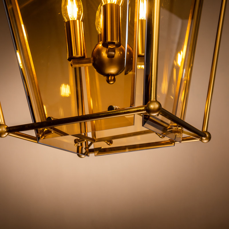 Tod 4 - Light Lantern Pendant, Polished Brass